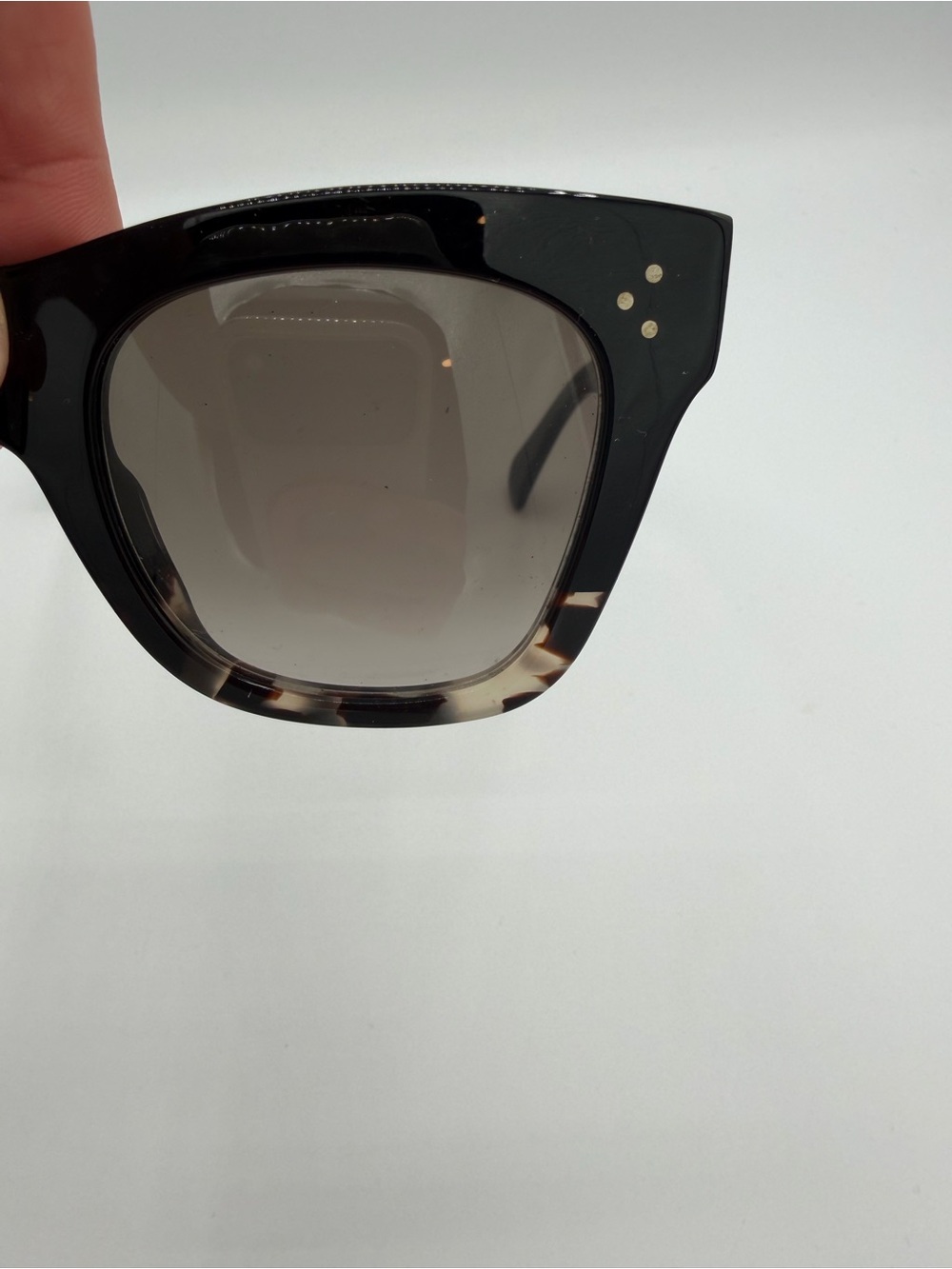 Celine CL4004IN Black Tortoise Oversized Cat Eye Sunglasses - Picture 3 of 6